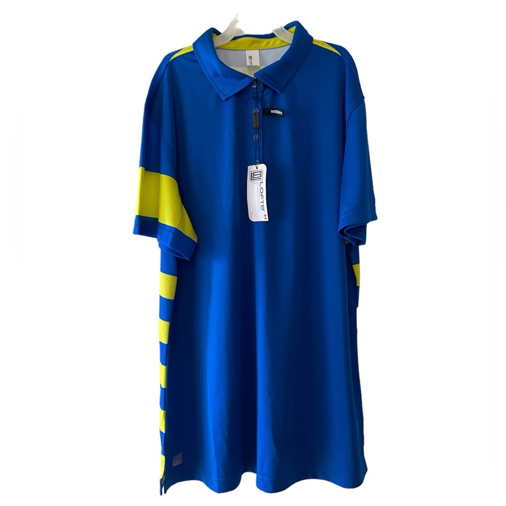 NWT Loft8 Women Newell Polo Performance Short Sleeve T-Shirt Size XL